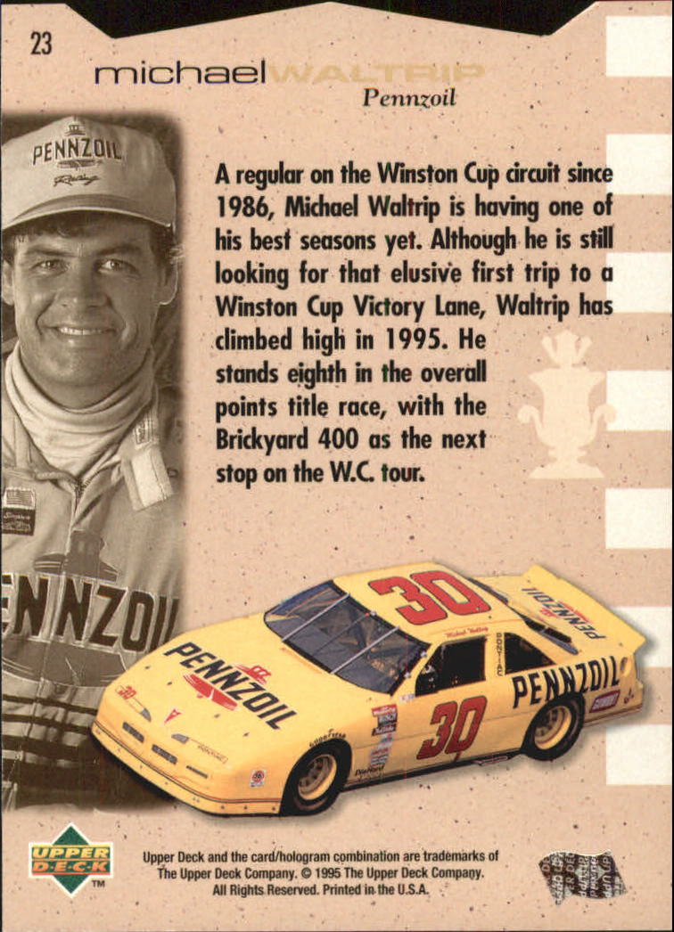 1995 SP Die Cuts #23 Michael Waltrip