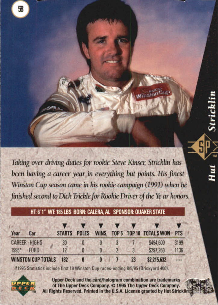 Sports Card Back