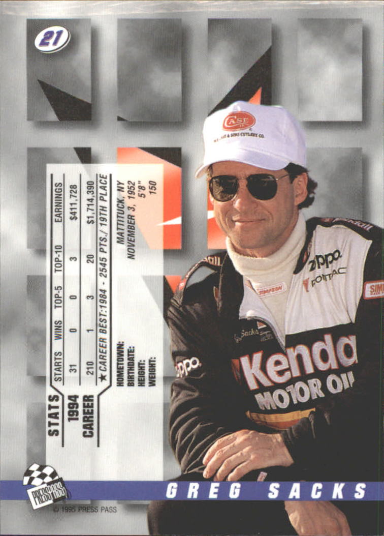 Sports Card Back
