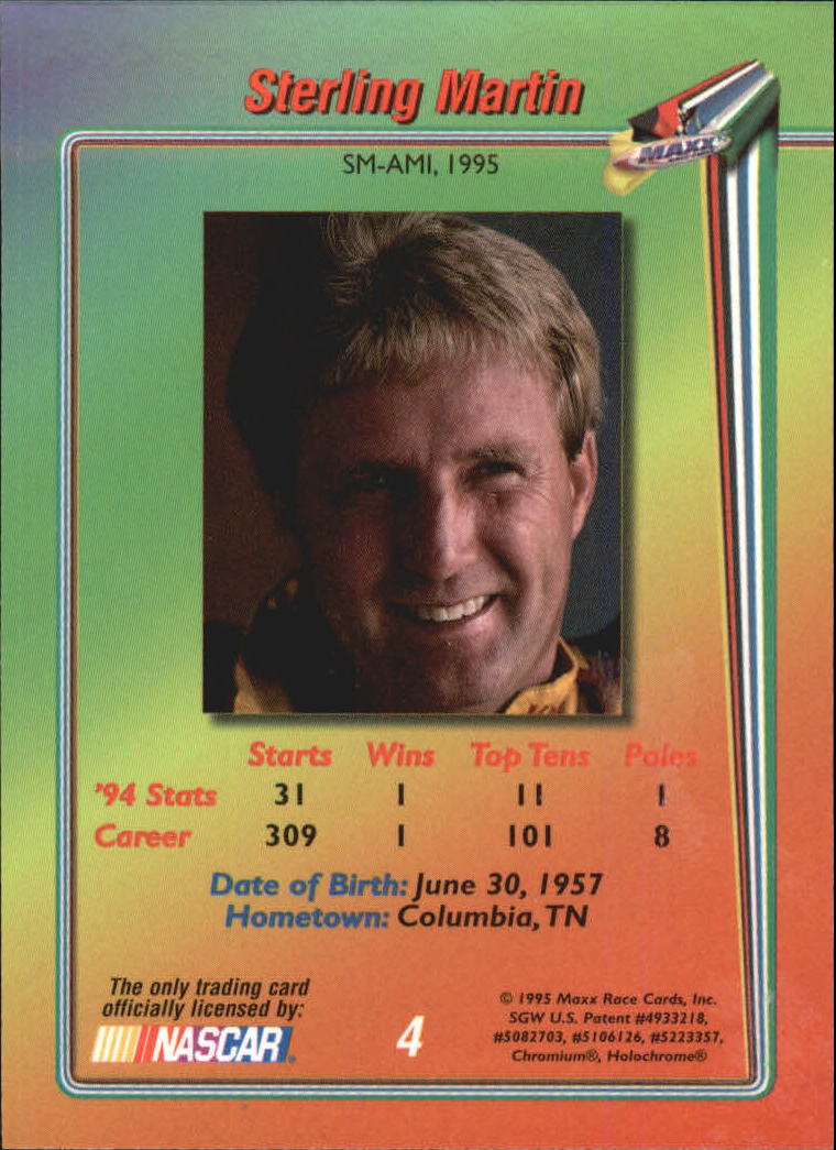 B1365- 1995 Maxx Premier Plus Racing 1-183 +Inserts -You Pick- 15+ FREE US SHIP - Picture 9 of 361