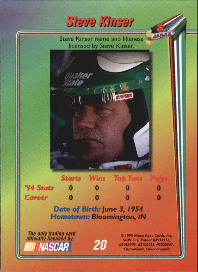 B1365- 1995 Maxx Premier Plus Racing 1-183 +Inserts -You Pick- 15+ FREE US SHIP - Picture 37 of 361