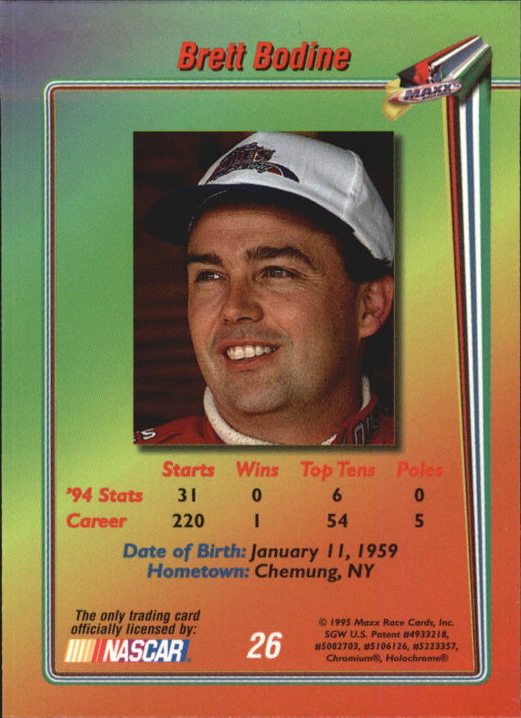 B1365- 1995 Maxx Premier Plus Racing 1-183 +Inserts -You Pick- 15+ FREE US SHIP - Picture 47 of 361