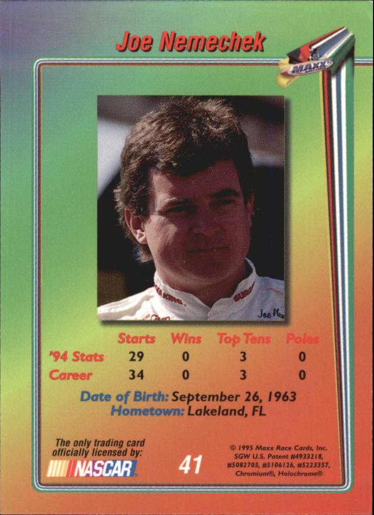 B1365- 1995 Maxx Premier Plus Racing 1-183 +Inserts -You Pick- 15+ FREE US SHIP - Picture 77 of 361