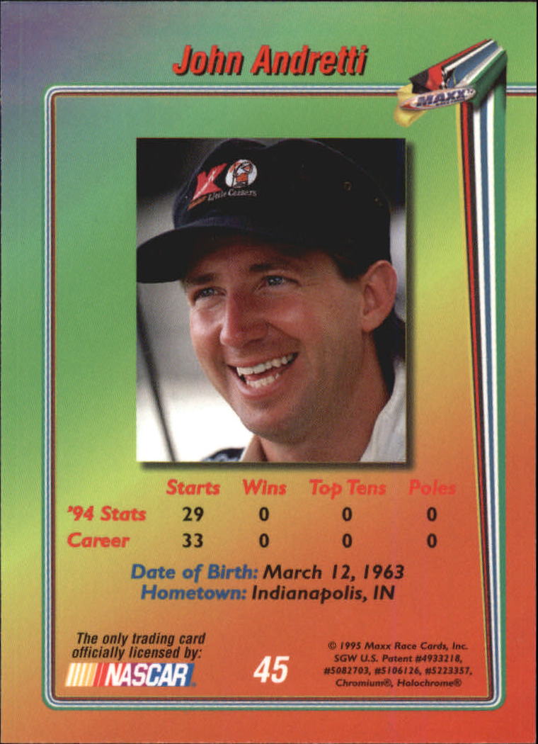 B1365- 1995 Maxx Premier Plus Racing 1-183 +Inserts -You Pick- 15+ FREE US SHIP - Picture 85 of 361