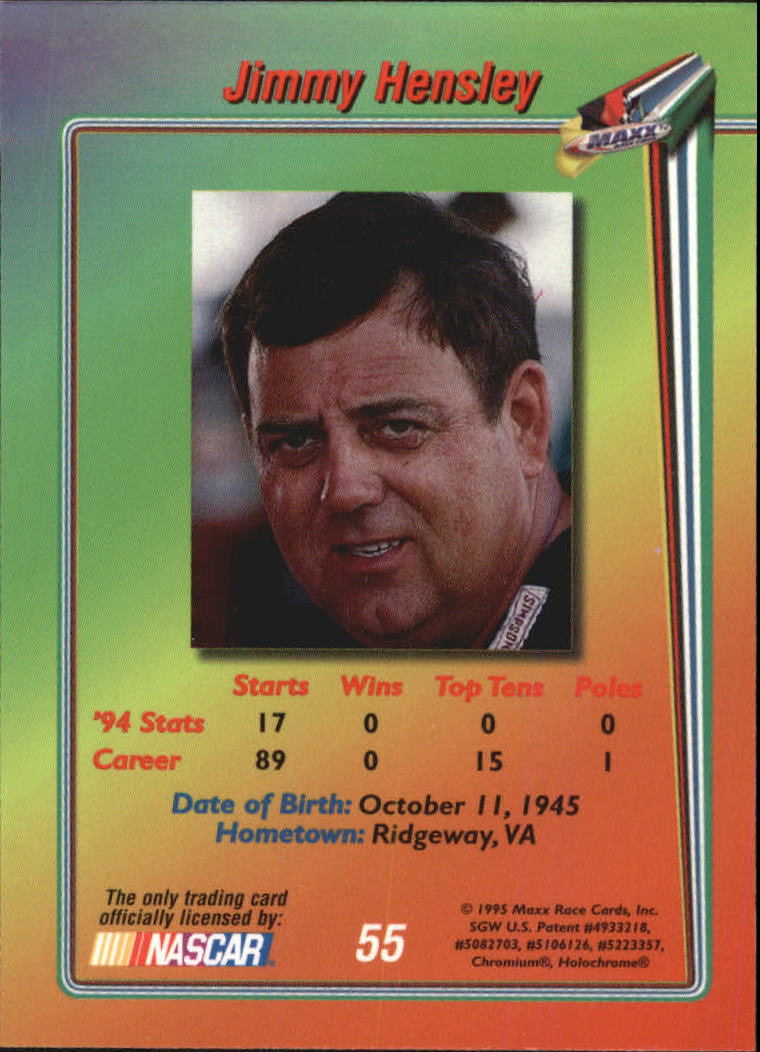 B1365- 1995 Maxx Premier Plus Racing 1-183 +Inserts -You Pick- 15+ FREE US SHIP - Picture 105 of 361