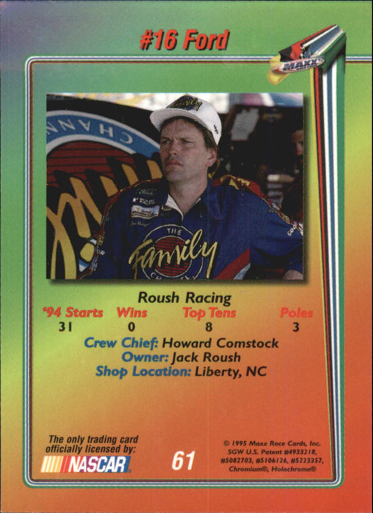 B1365- 1995 Maxx Premier Plus Racing 1-183 +Inserts -You Pick- 15+ FREE US SHIP - Picture 117 of 361