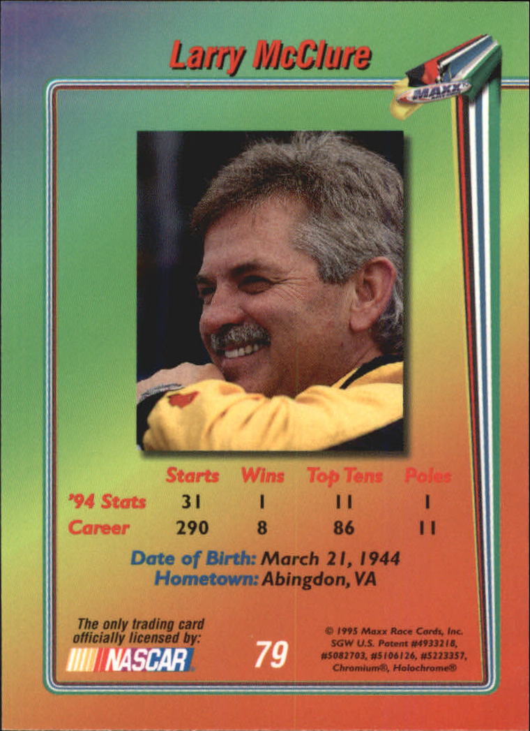 B1365- 1995 Maxx Premier Plus Racing 1-183 +Inserts -You Pick- 15+ FREE US SHIP - Picture 153 of 361