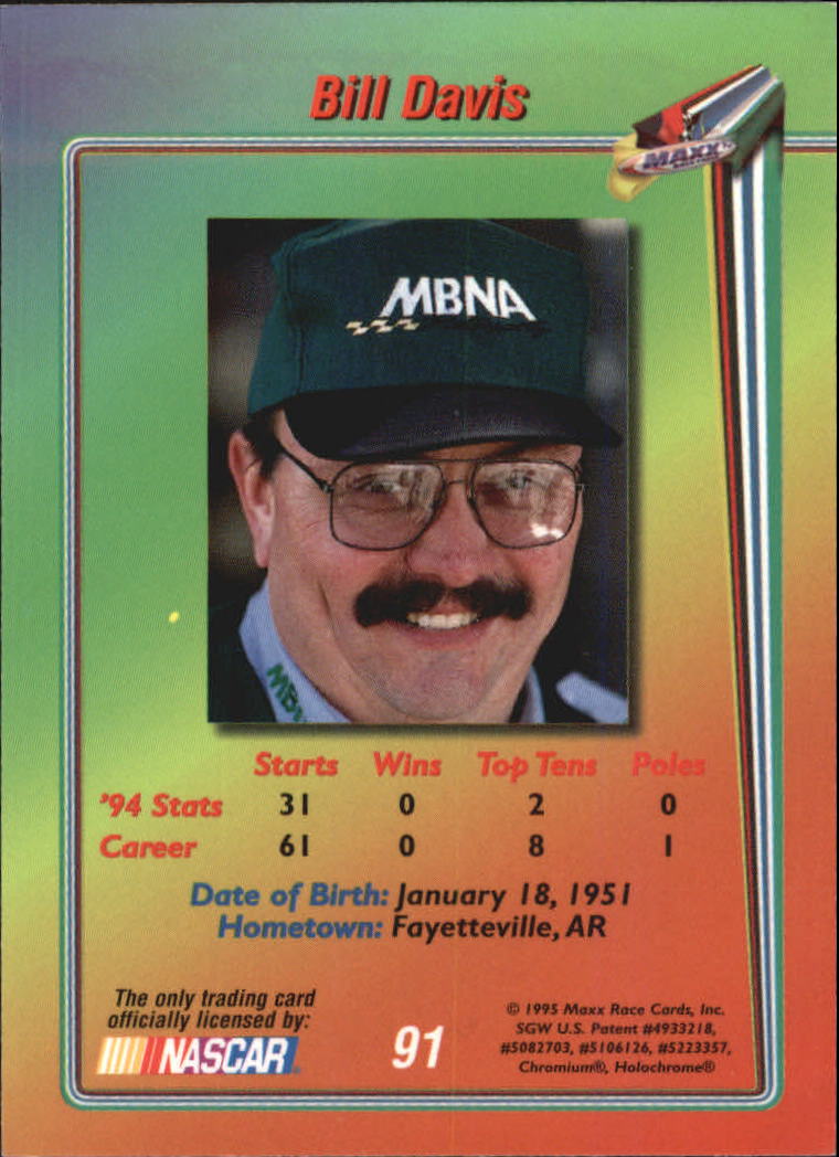 B1365- 1995 Maxx Premier Plus Racing 1-183 +Inserts -You Pick- 15+ FREE US SHIP - Picture 177 of 361