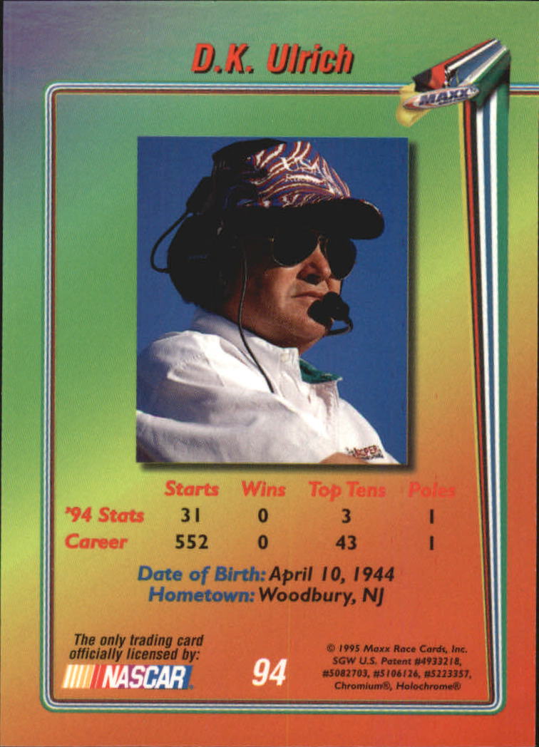 B1365- 1995 Maxx Premier Plus Racing 1-183 +Inserts -You Pick- 15+ FREE US SHIP - Picture 183 of 361