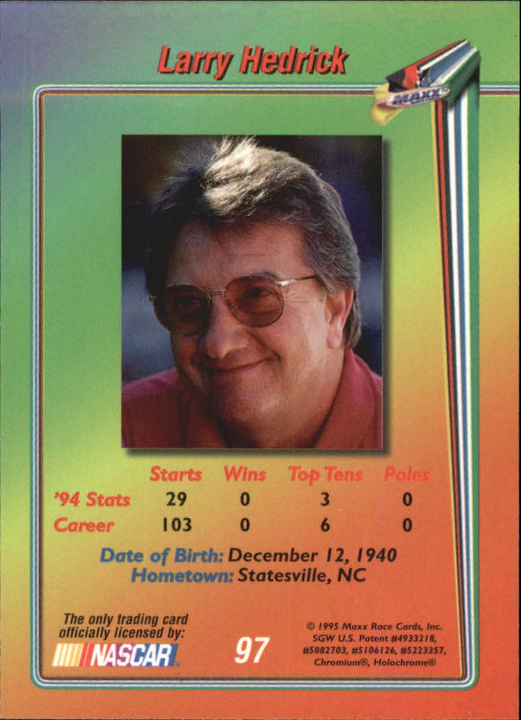 B1365- 1995 Maxx Premier Plus Racing 1-183 +Inserts -You Pick- 15+ FREE US SHIP - Picture 189 of 361