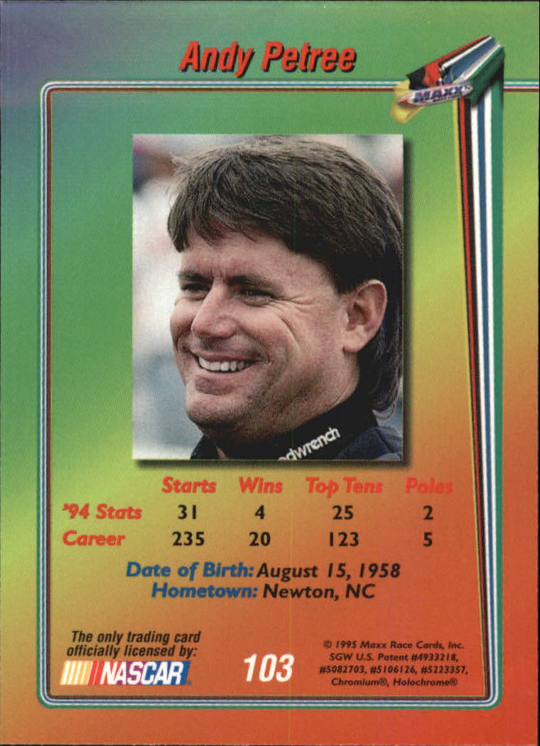 B1365- 1995 Maxx Premier Plus Racing 1-183 +Inserts -You Pick- 15+ FREE US SHIP - Picture 201 of 361