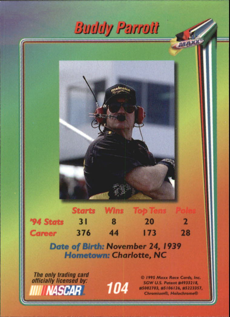 B1365- 1995 Maxx Premier Plus Racing 1-183 +Inserts -You Pick- 15+ FREE US SHIP - Picture 203 of 361