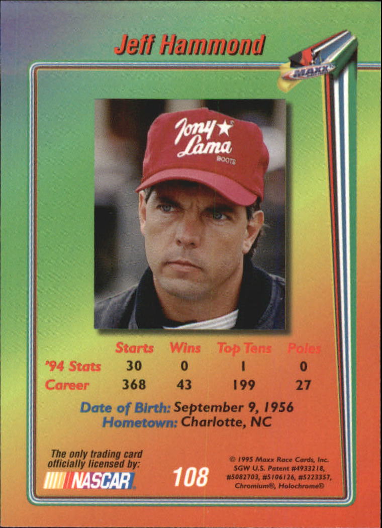 B1365- 1995 Maxx Premier Plus Racing 1-183 +Inserts -You Pick- 15+ FREE US SHIP - Picture 211 of 361