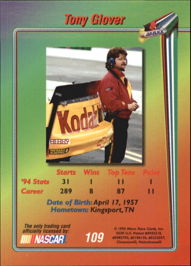 B1365- 1995 Maxx Premier Plus Racing 1-183 +Inserts -You Pick- 15+ FREE US SHIP - Picture 213 of 361