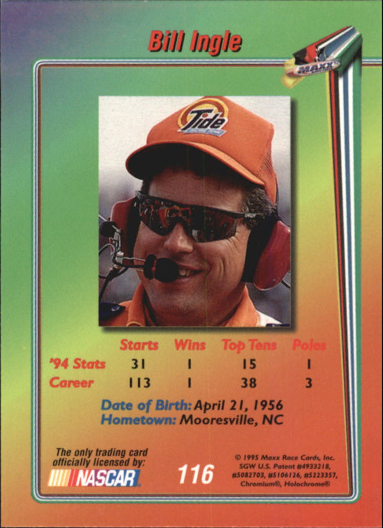 B1365- 1995 Maxx Premier Plus Racing 1-183 +Inserts -You Pick- 15+ FREE US SHIP - Picture 227 of 361