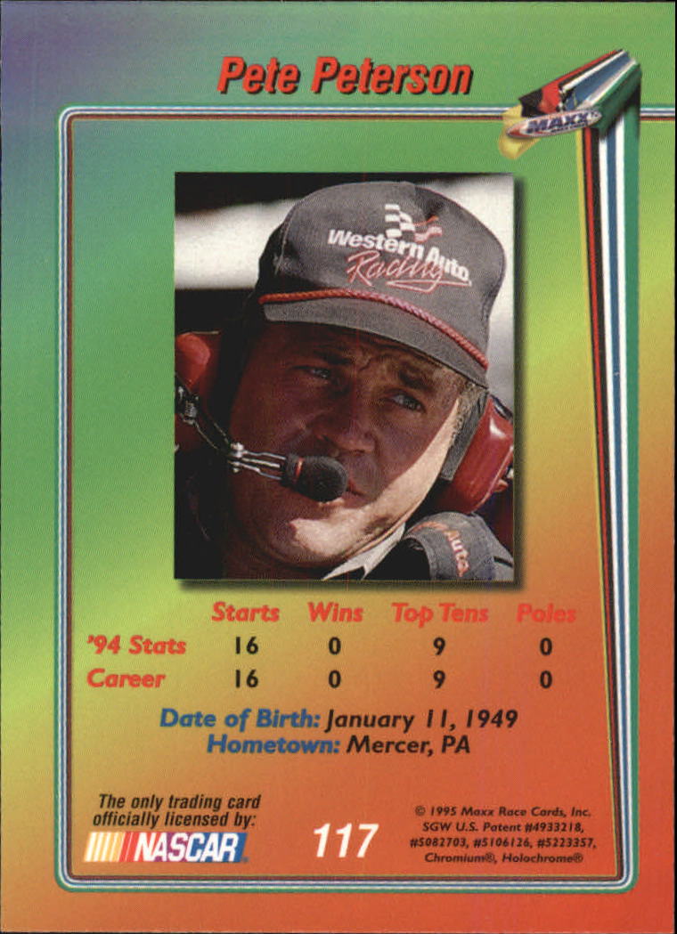 B1365- 1995 Maxx Premier Plus Racing 1-183 +Inserts -You Pick- 15+ FREE US SHIP - Picture 229 of 361