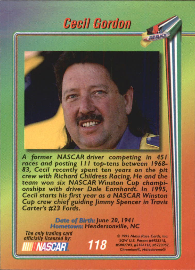 B1365- 1995 Maxx Premier Plus Racing 1-183 +Inserts -You Pick- 15+ FREE US SHIP - Picture 231 of 361