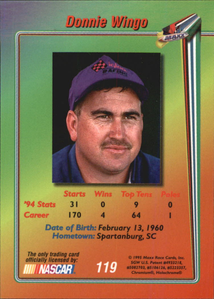 B1365- 1995 Maxx Premier Plus Racing 1-183 +Inserts -You Pick- 15+ FREE US SHIP - Picture 233 of 361