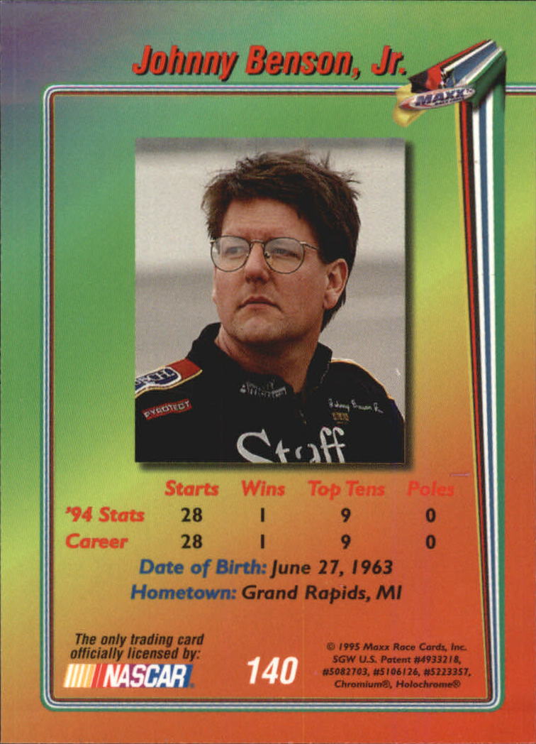 B1365- 1995 Maxx Premier Plus Racing 1-183 +Inserts -You Pick- 15+ FREE US SHIP - Picture 275 of 361