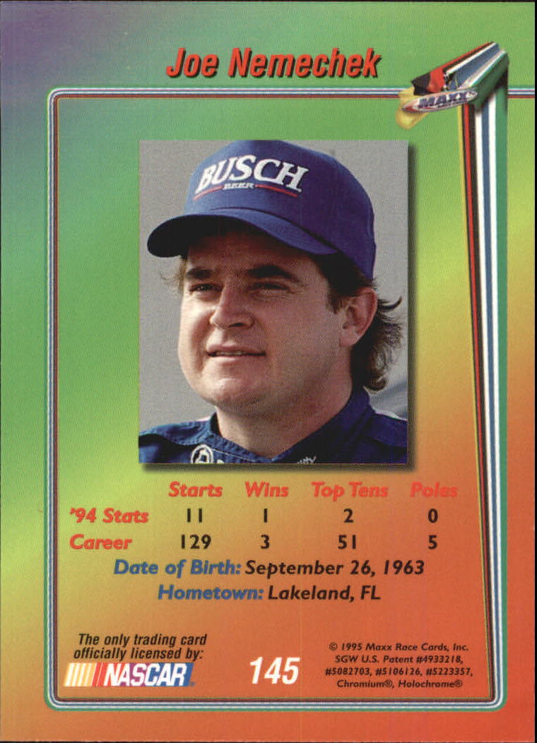 B1365- 1995 Maxx Premier Plus Racing 1-183 +Inserts -You Pick- 15+ FREE US SHIP - Picture 285 of 361