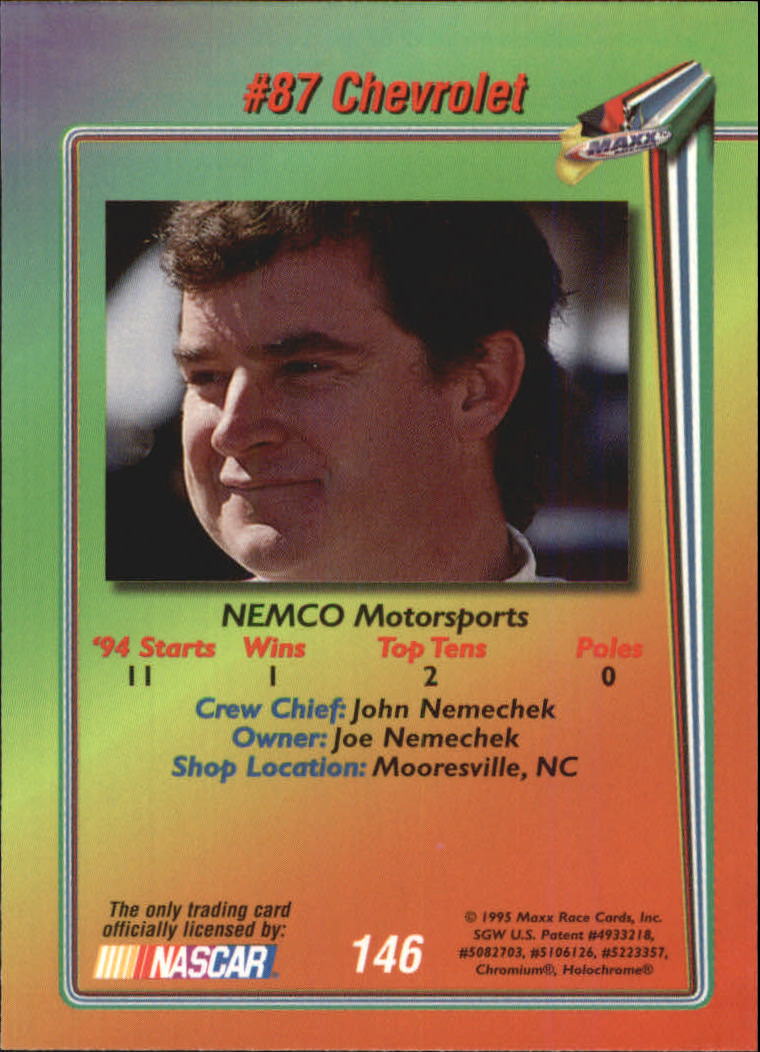 B1365- 1995 Maxx Premier Plus Racing 1-183 +Inserts -You Pick- 15+ FREE US SHIP - Picture 287 of 361