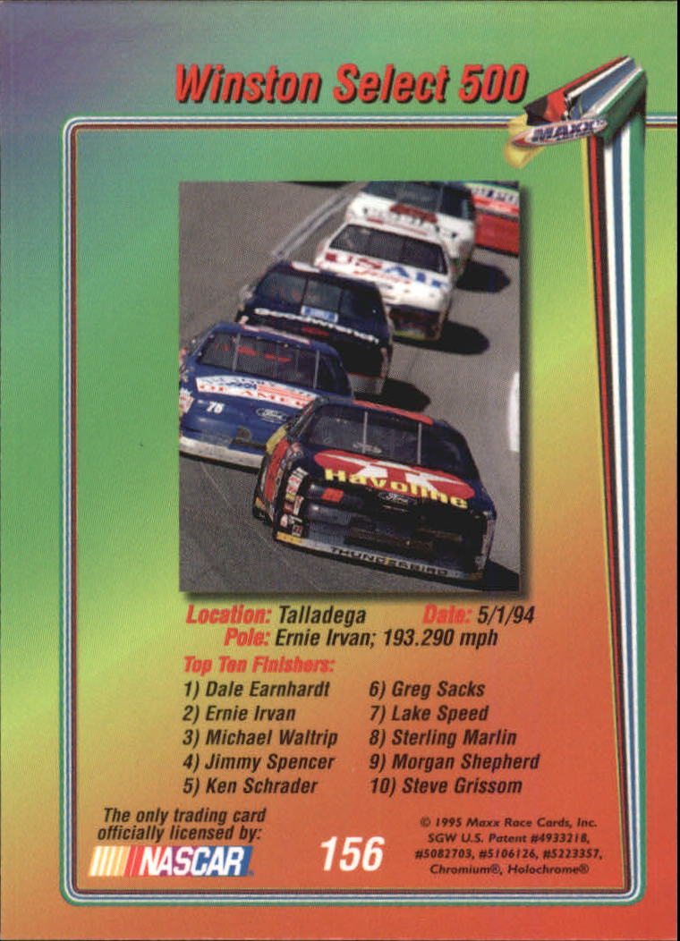 B1365- 1995 Maxx Premier Plus Racing 1-183 +Inserts -You Pick- 15+ FREE US SHIP - Picture 307 of 361