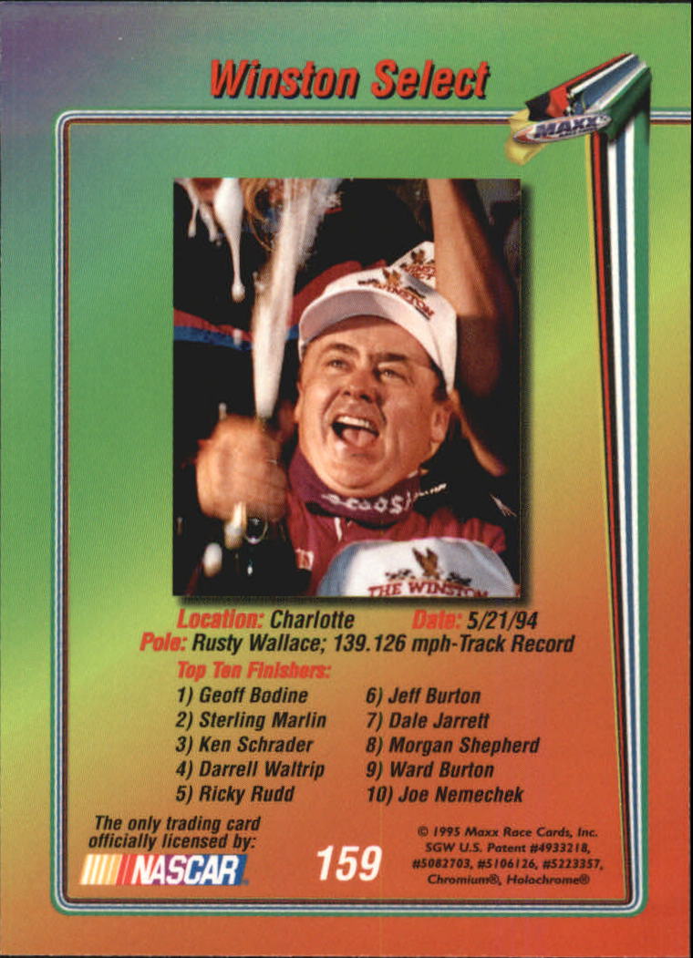 B1365- 1995 Maxx Premier Plus Racing 1-183 +Inserts -You Pick- 15+ FREE US SHIP - Picture 313 of 361