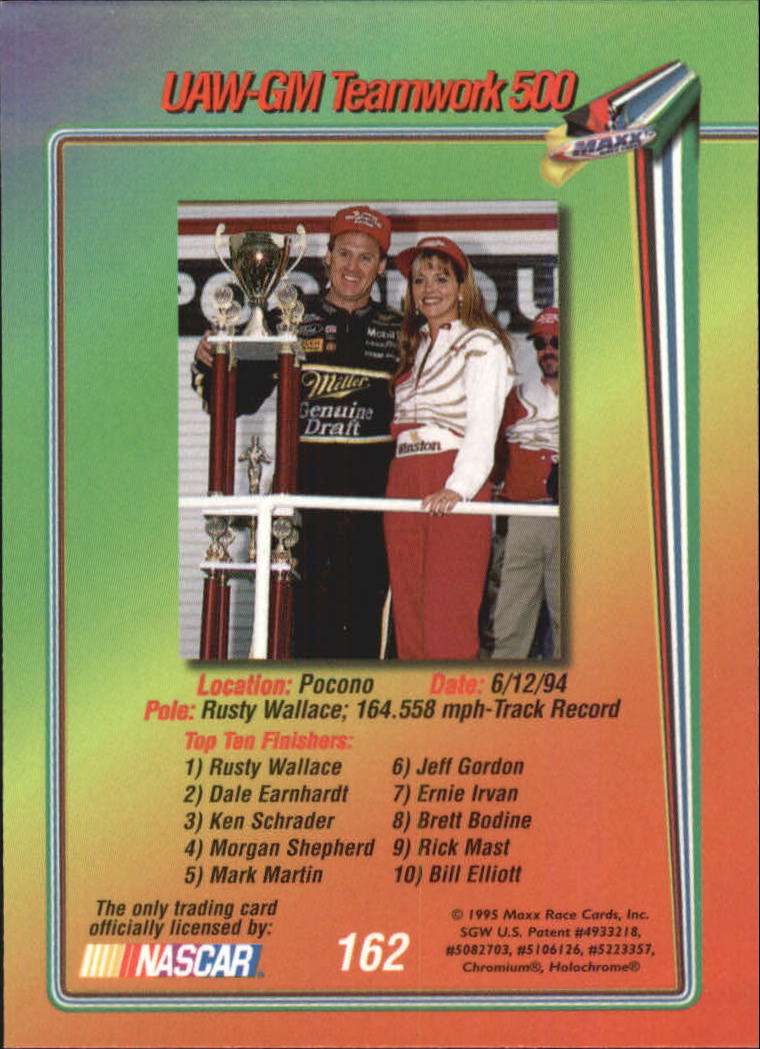 B1365- 1995 Maxx Premier Plus Racing 1-183 +Inserts -You Pick- 15+ FREE US SHIP - Picture 319 of 361