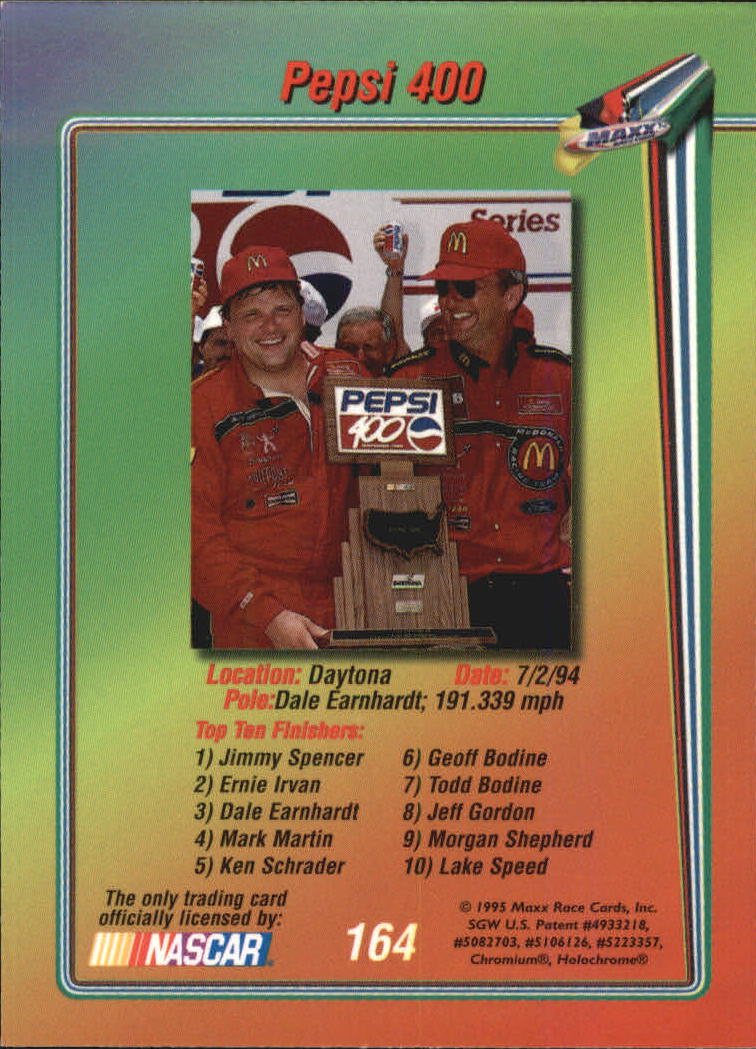 B1365- 1995 Maxx Premier Plus Racing 1-183 +Inserts -You Pick- 15+ FREE US SHIP - Picture 323 of 361