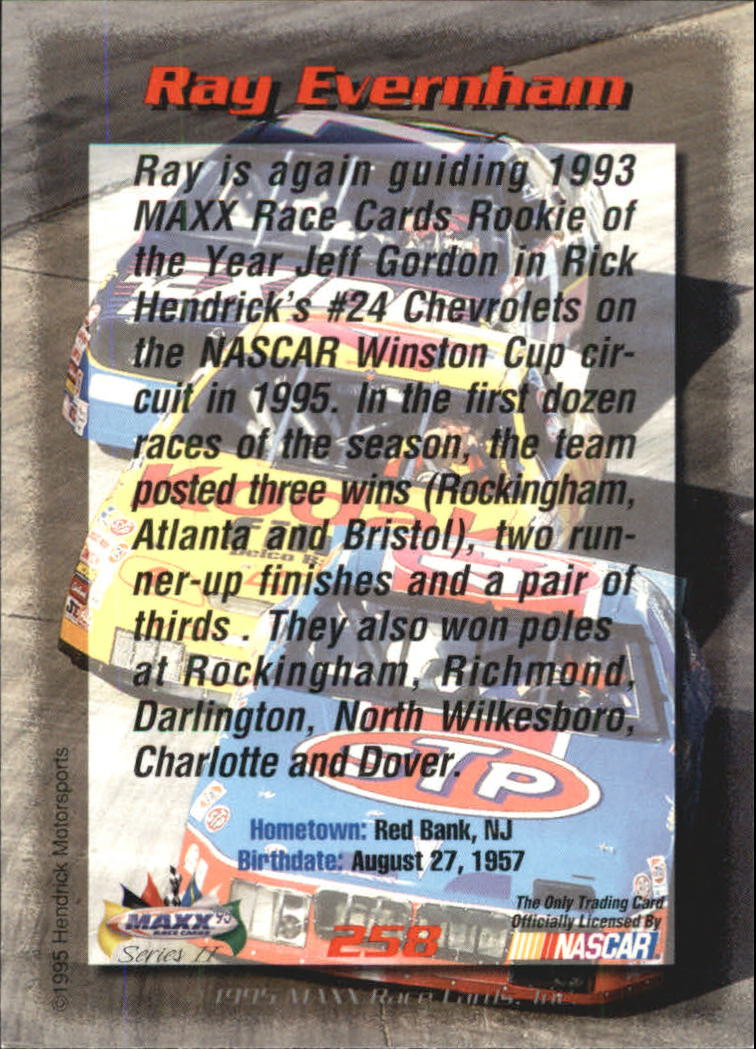 Sports Card Back
