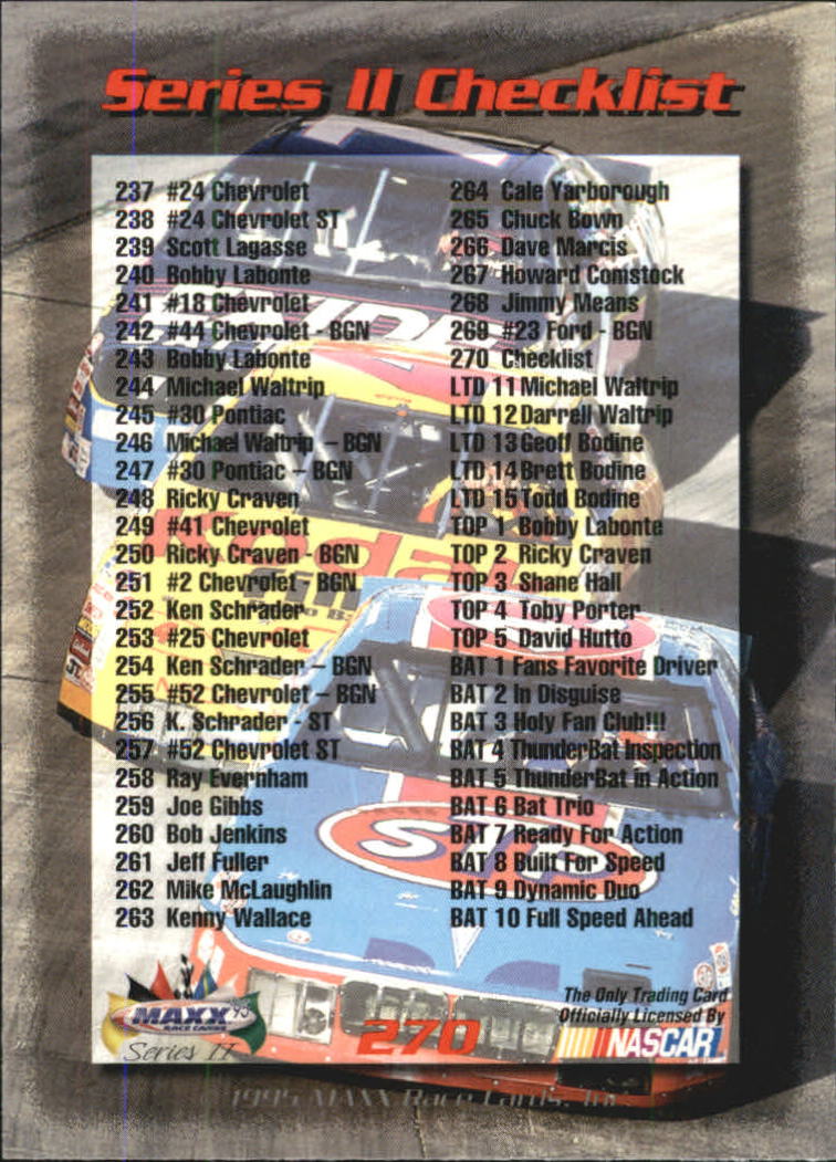 Sports Card Back