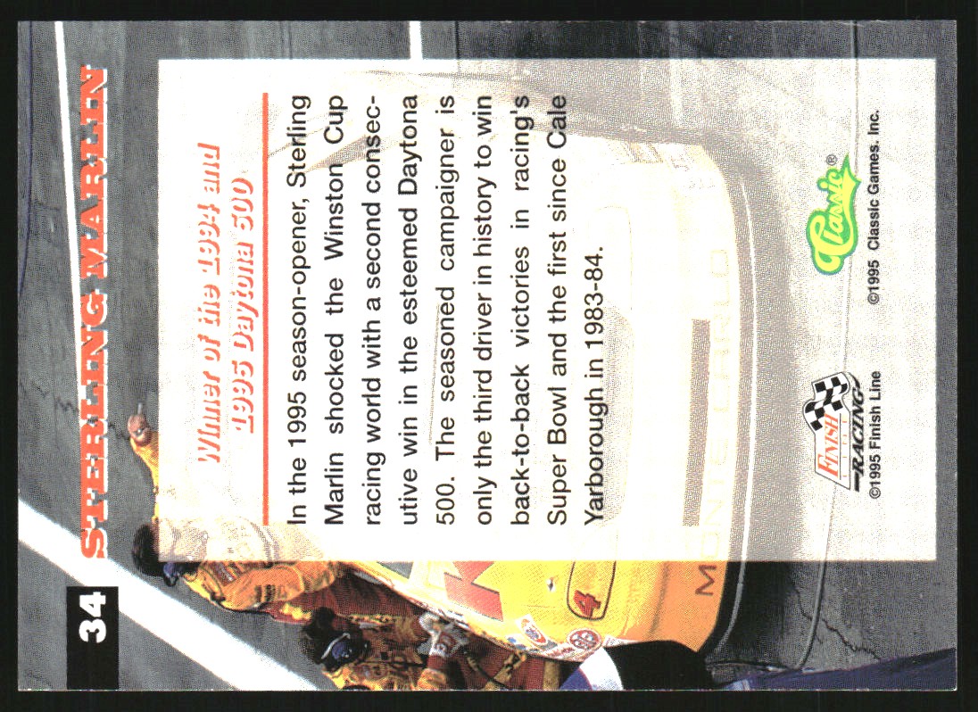 Sports Card Back
