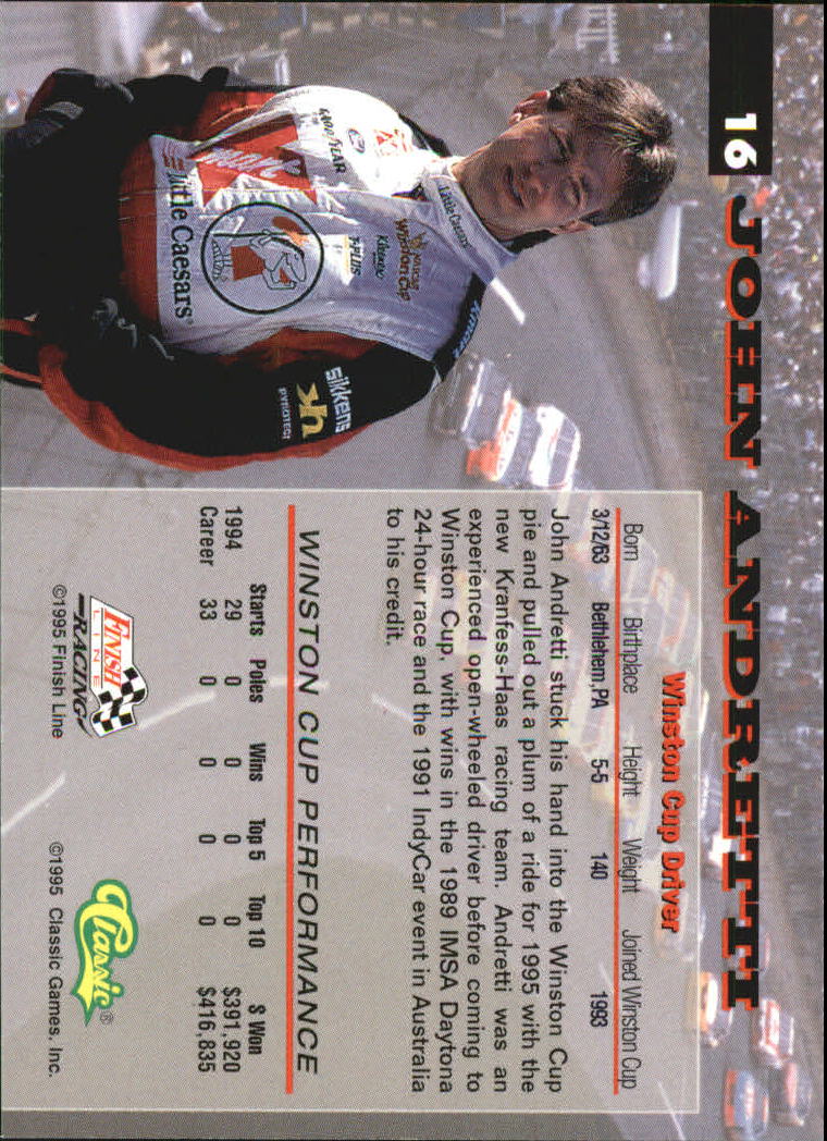 A2378- 1995 Assets Auto Racing Cards 1-50 +Inserts -You Pick- 15+ FREE US SHIP - Picture 27 of 77