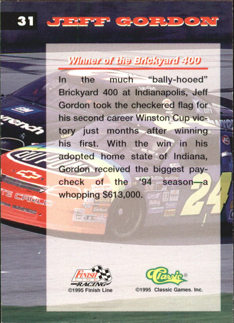 A2378- 1995 Assets Auto Racing Cards 1-50 +Inserts -You Pick- 15+ FREE US SHIP - Picture 47 of 77