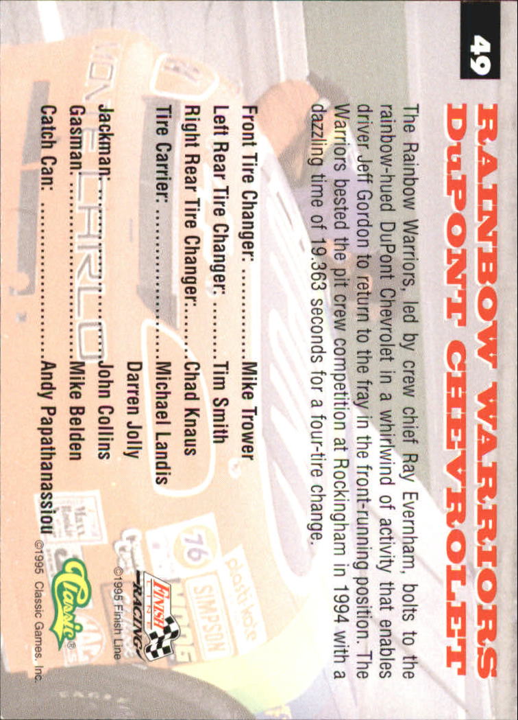A2378- 1995 Assets Auto Racing Cards 1-50 +Inserts -You Pick- 15+ FREE US SHIP - Picture 75 of 77
