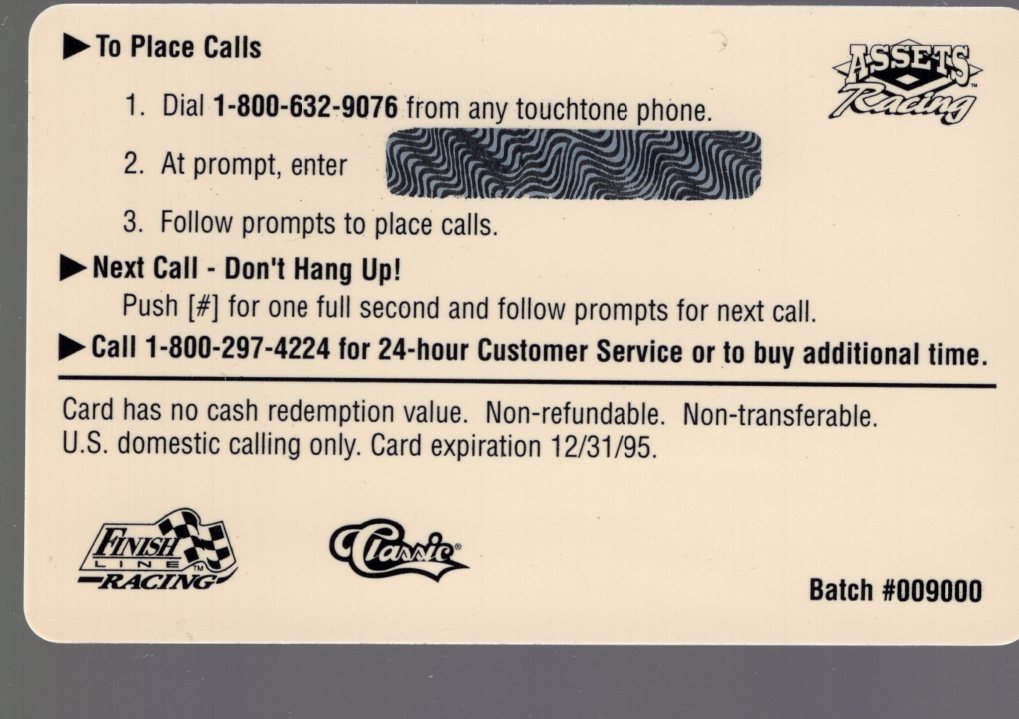Sports Card Back
