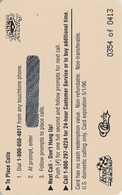 Sports Card Back