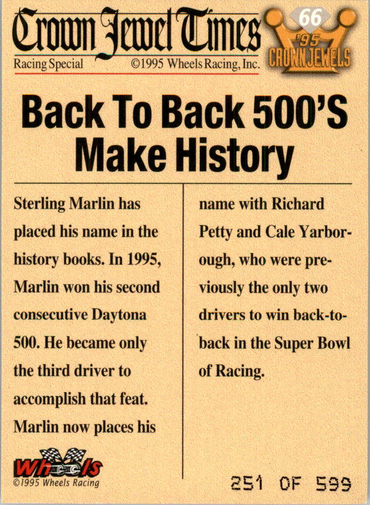 Sports Card Back