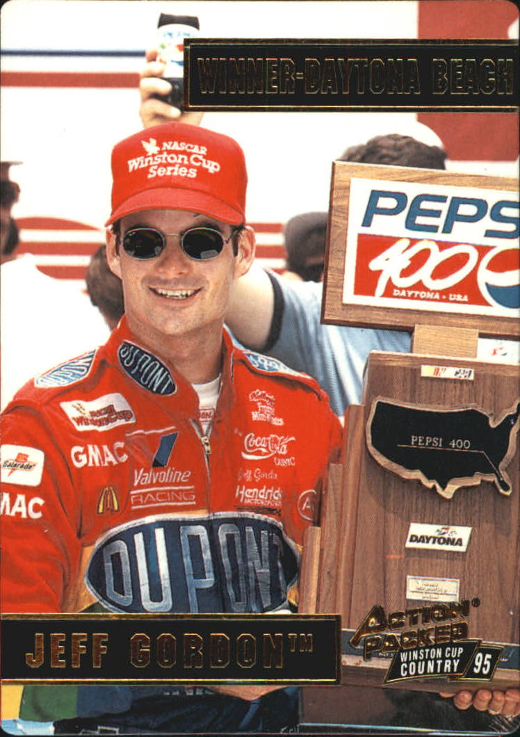 1995 Action Packed Country #50 Jeff Gordon WIN