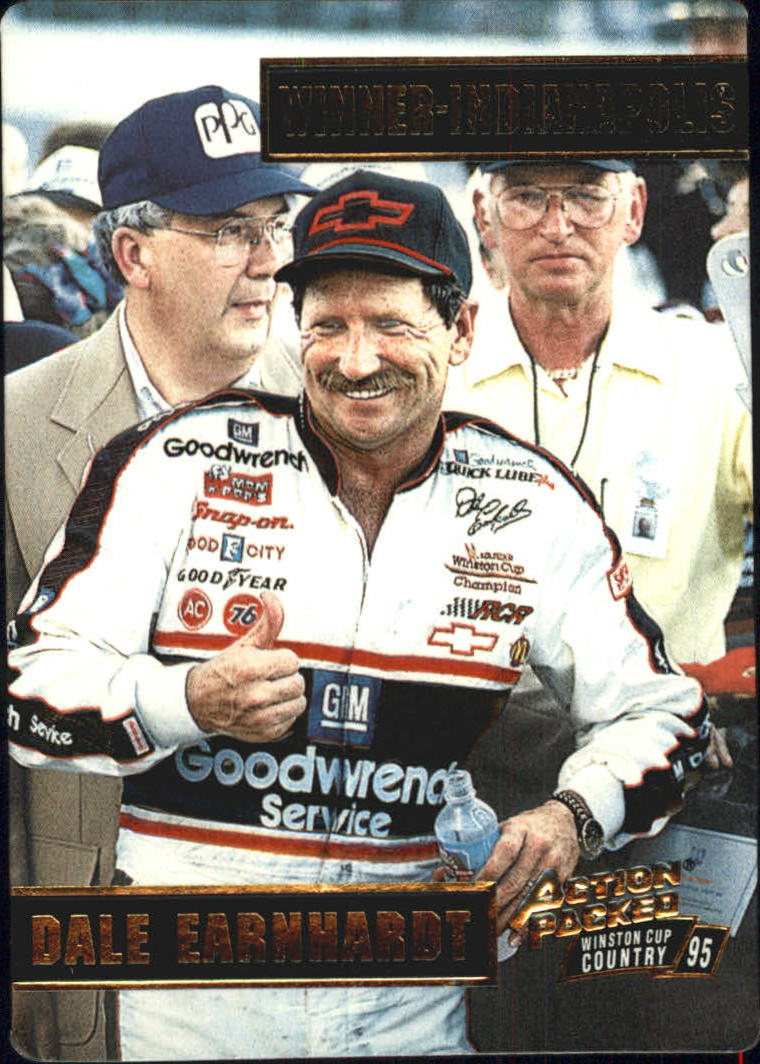 1995 Action Packed Country #54 Dale Earnhardt WIN