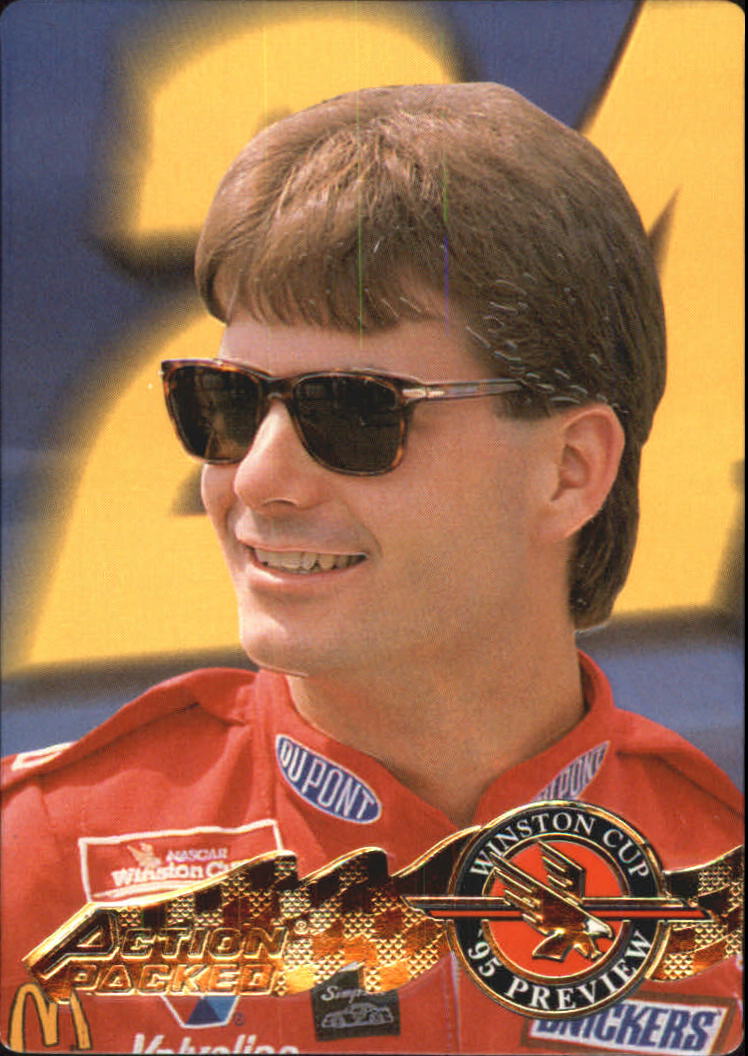 1995 Action Packed Preview #9 Jeff Gordon