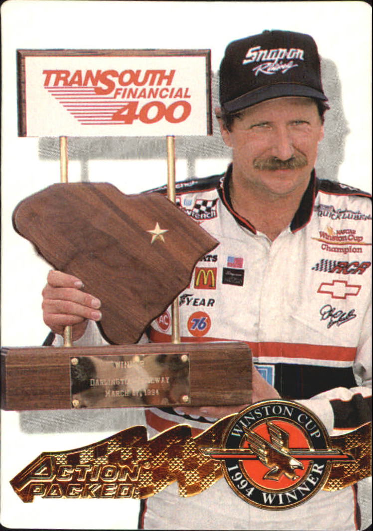 1995 Action Packed Preview #48 Dale Earnhardt WIN - NM-MT