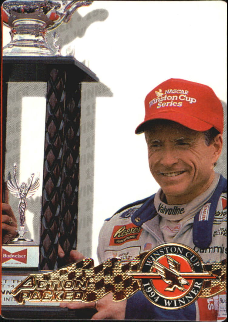 1995 Action Packed Preview #55 Mark Martin WIN