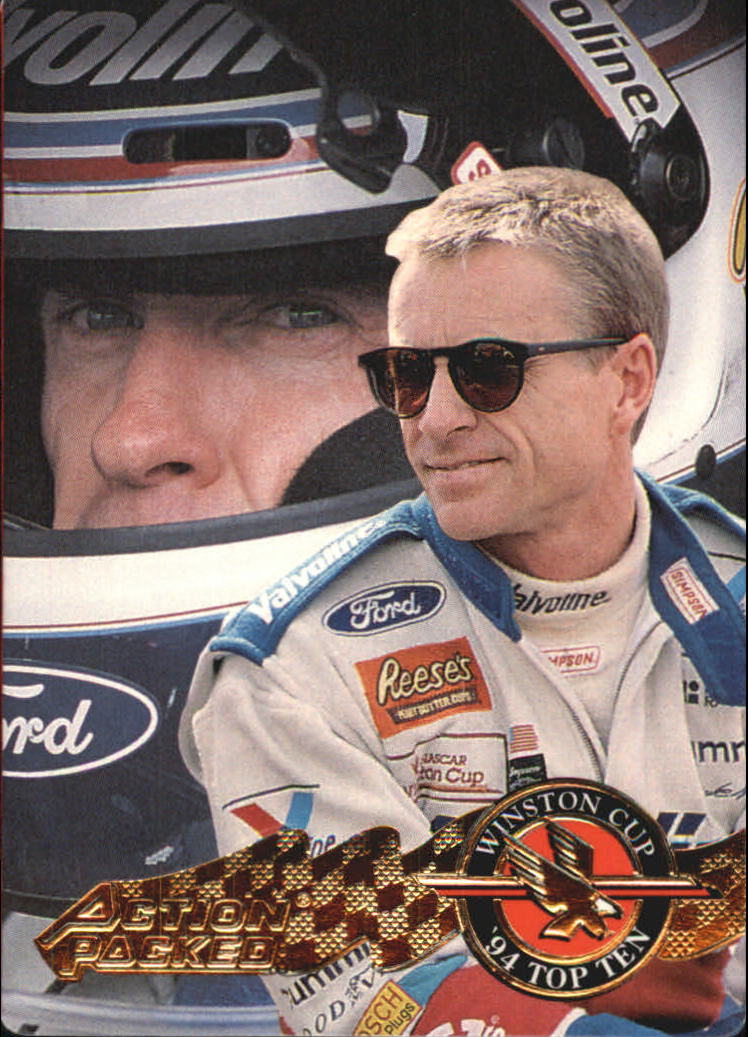 1995 Action Packed Preview #60 Mark Martin T10