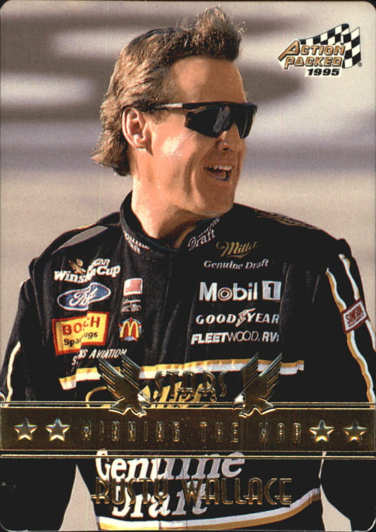 1995 Action Packed Stars #79 Rusty Wallace WW - NM-MT - Ziggy's