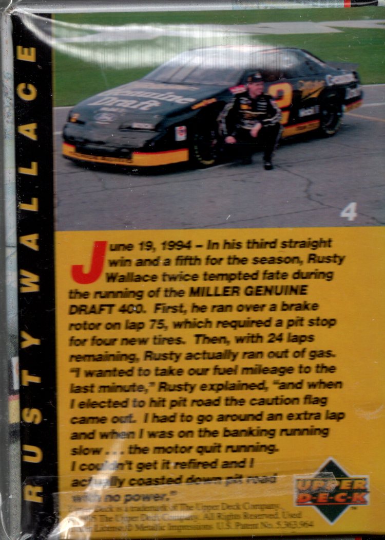 Sports Card Back
