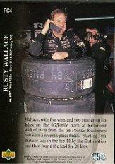 1996 Upper Deck Road To The Cup #RC4 Rusty Wallace back image