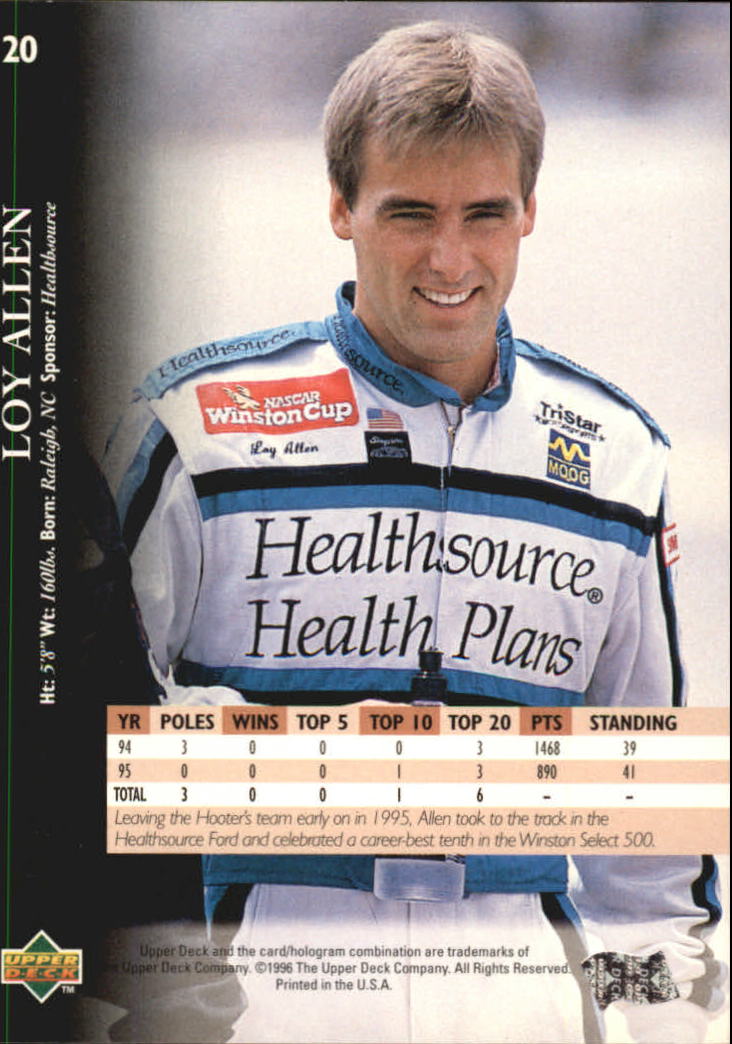 B0552- 1996 Upper Deck Racing Cards 1-150 +Inserts -You Pick- 15+ FREE US SHIP - Picture 41 of 295