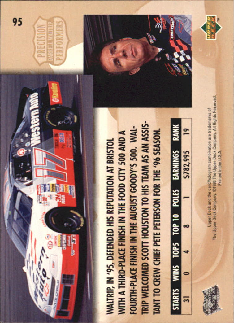 B0552- 1996 Upper Deck Racing Cards 1-150 +Inserts -You Pick- 15+ FREE US SHIP - Picture 181 of 295