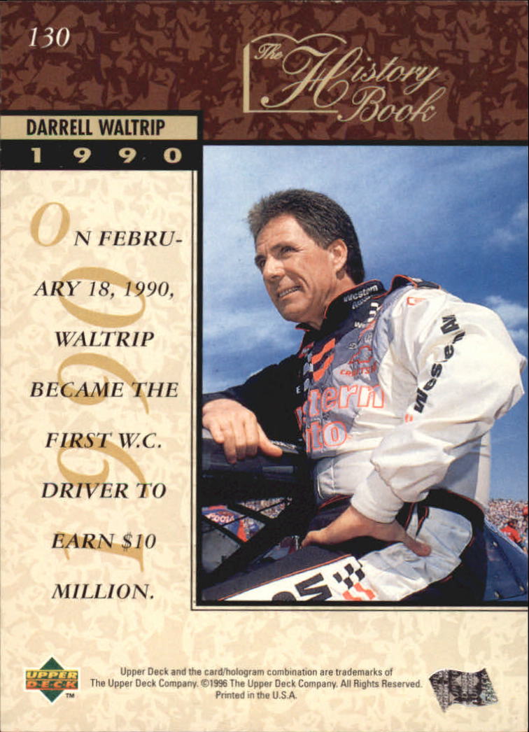 B0552- 1996 Upper Deck Racing Cards 1-150 +Inserts -You Pick- 15+ FREE US SHIP - Picture 251 of 295